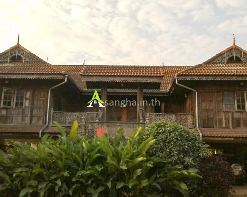 บ้านเรือนไทย 370 ตรว. เขตอ.เมือง ใกล้สถานีรถไฟ, ยิมนาคา, รร.ศิริปันนา, ค่ายกาวิละ ต่อยอดทำร้านอาหาร เกสเฮ้าส์ได้