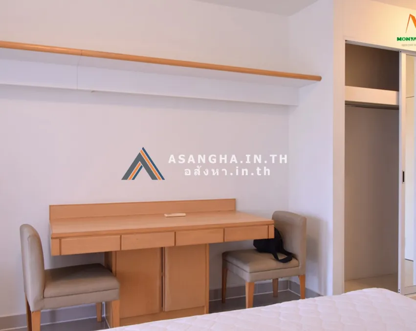 ห้องว่างให้เช่า คอนโด I HOUSE พระราม9-เอกมัย ห้องสตูดิโอตกแต่งพร้อมอยู่