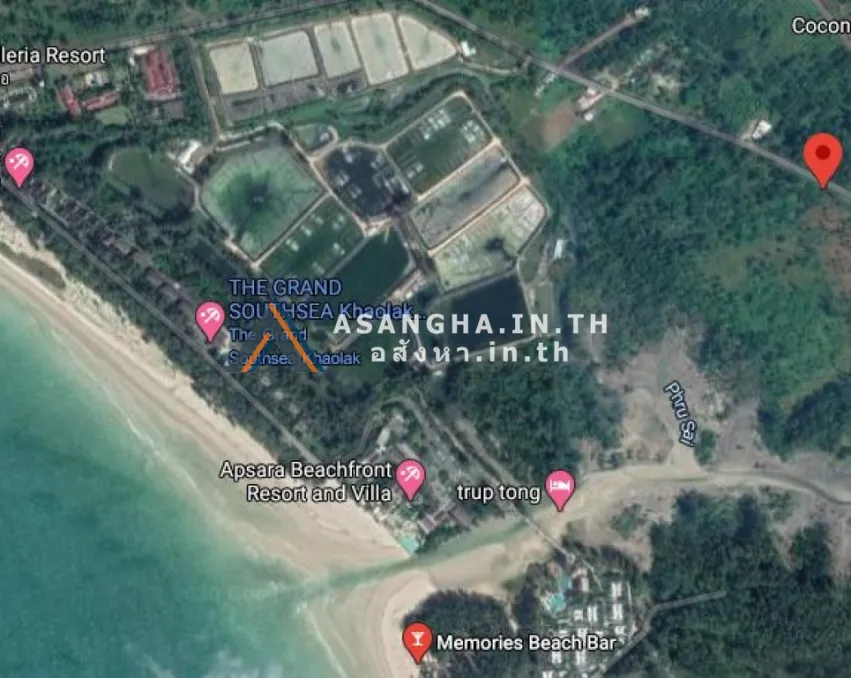 ให้เช่าที่แหลมปะการัง ใกล้ทะเล ติดถนน