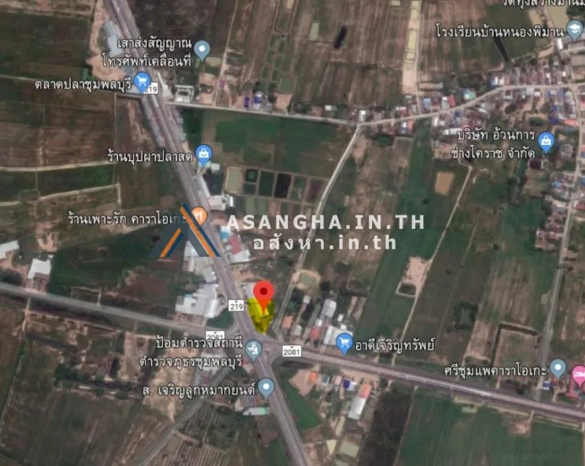 ที่ดินทำเลสวย ติดถนน 4 แลน ย่านชุมชน (ถนนถี่นานนท์